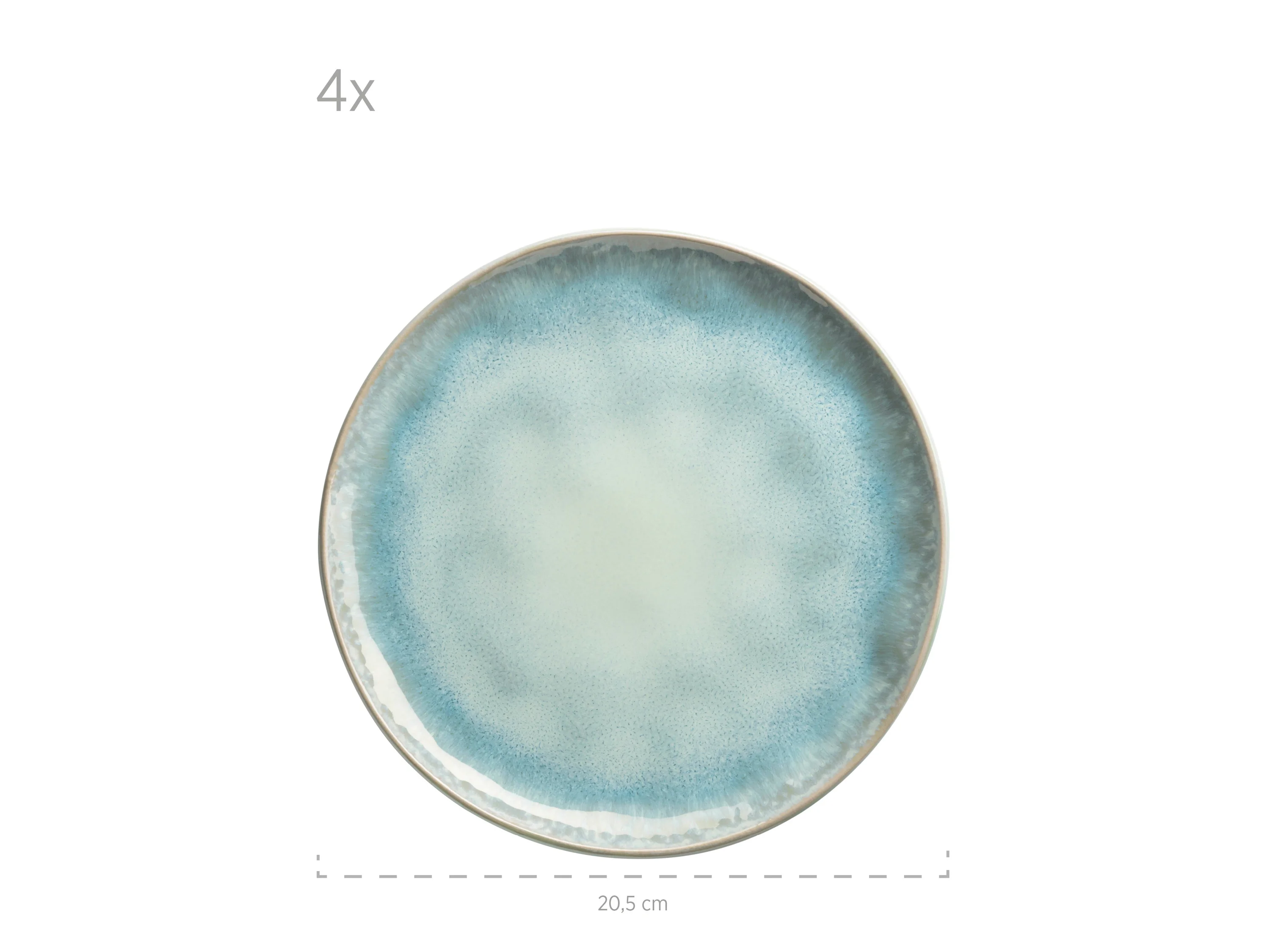 MÄSER Serie Frozen, Geschirr Set, 16 tlg (Grün) – Bild 4 von 4