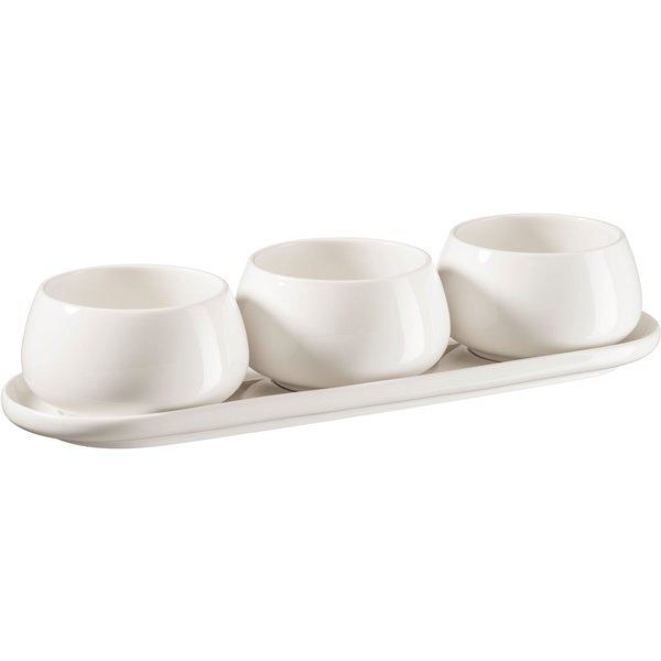 MÄSER Servier-Set Taya, Porzellan, (Set, 4-tlg)