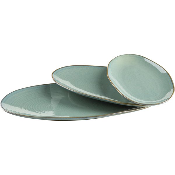 MÄSER Servierplatte Nottingham, Servierplatten-Set, Steinzeug, Steinzeug, (Set, 3-tlg)