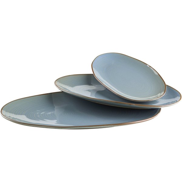 MÄSER Servierplatte Nottingham, Servierplatten-Set, Steinzeug, Steinzeug, (Set, 3-tlg)