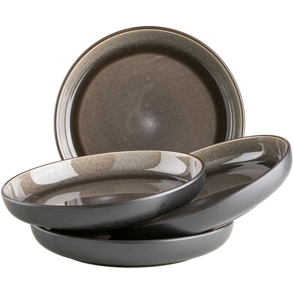 MÄSER Suppenteller NIARA, Teller Set, Steinzeug, (4 St)