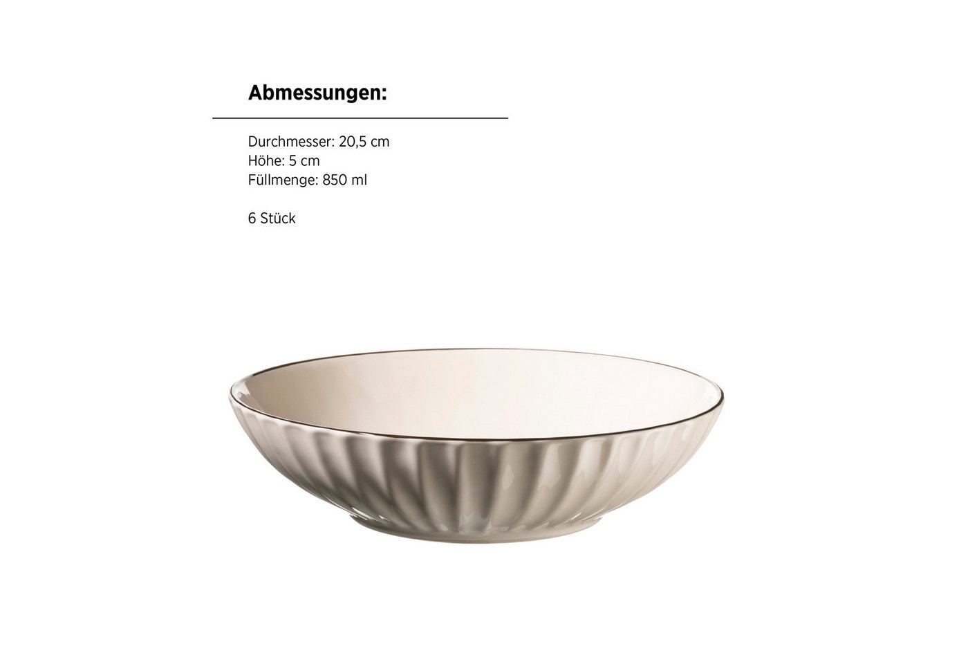 MÄSER Suppenteller Osita, (6 St) – Bild 5 von 5