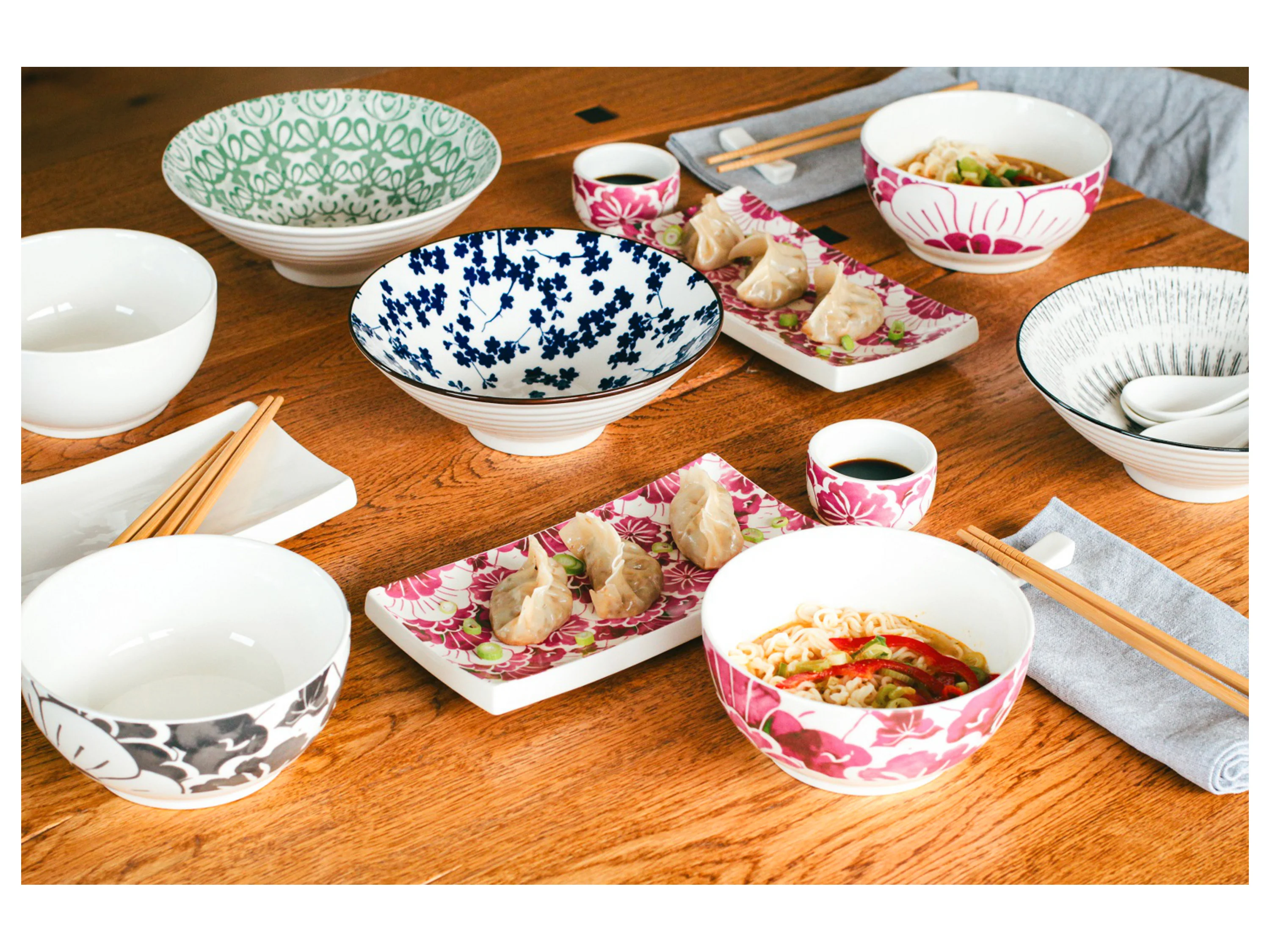 MÄSER Sushi-Set »Tokio Nights«, 10-teilig (rot, weiß) – Bild 3 von 4