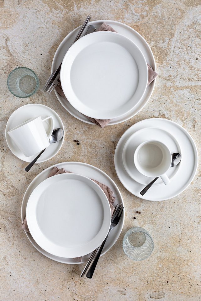 MÄSER Tafelservice SITA, aus Porzellan (12-tlg), 6 Personen, Porzellan, Teller Set, Geschirr-Set, Service – Bild 2 von 5