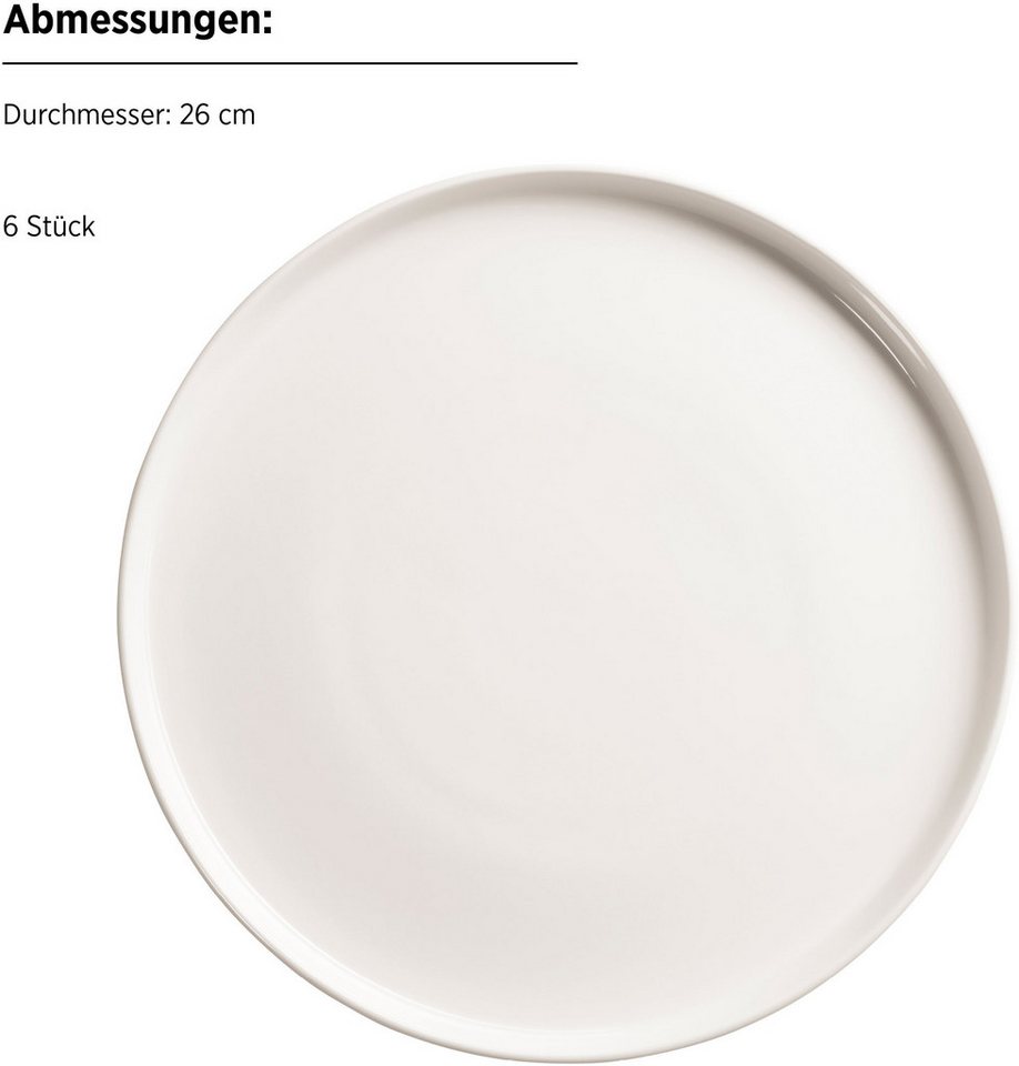MÄSER Tafelservice SITA, aus Porzellan (12-tlg), 6 Personen, Porzellan, Teller Set, Geschirr-Set, Service – Bild 4 von 5