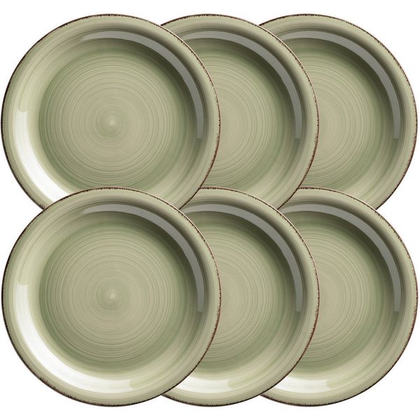 MÄSER Teller-Set LUMACA (6-tlg), 6 Personen, Steinzeug