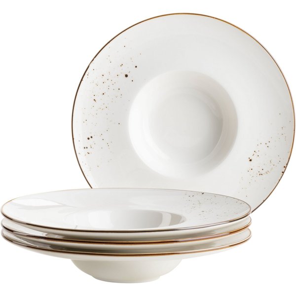 MÄSER Teller-Set PINTAR, Gourmetteller Set, Porzellan (4-tlg), 4 Personen, Porzellan, Teller Set