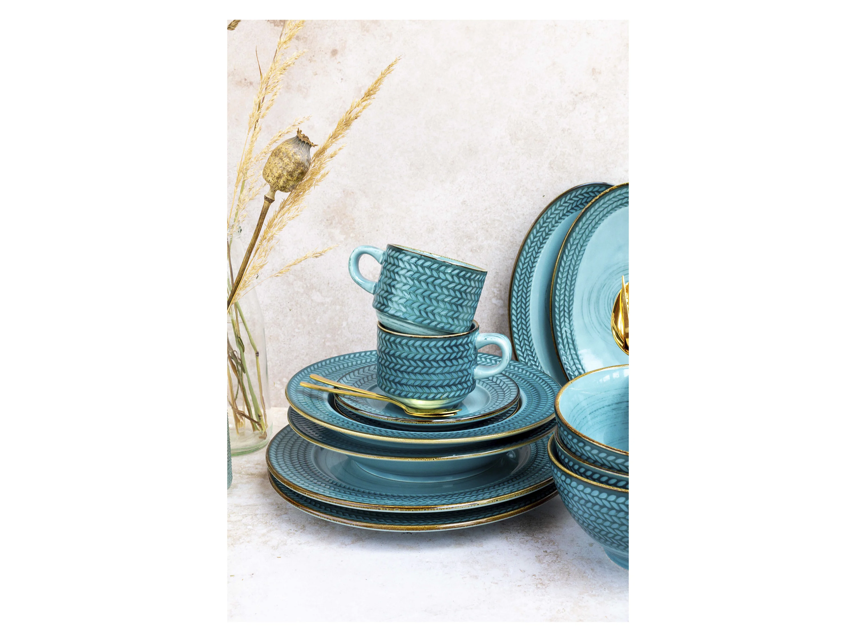 MÄSER Teller-Set »Prospero«, 8-teilig, handbemalt – Bild 4 von 4