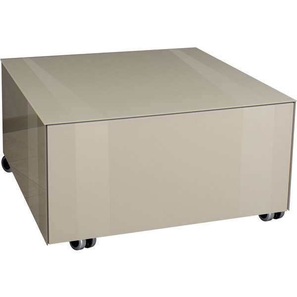 Mäusbacher Couchtisch Nova, Couchtisch auf Rollen BHT 75/42/75 cm mit 1 Schublade, 1 offenes Fach