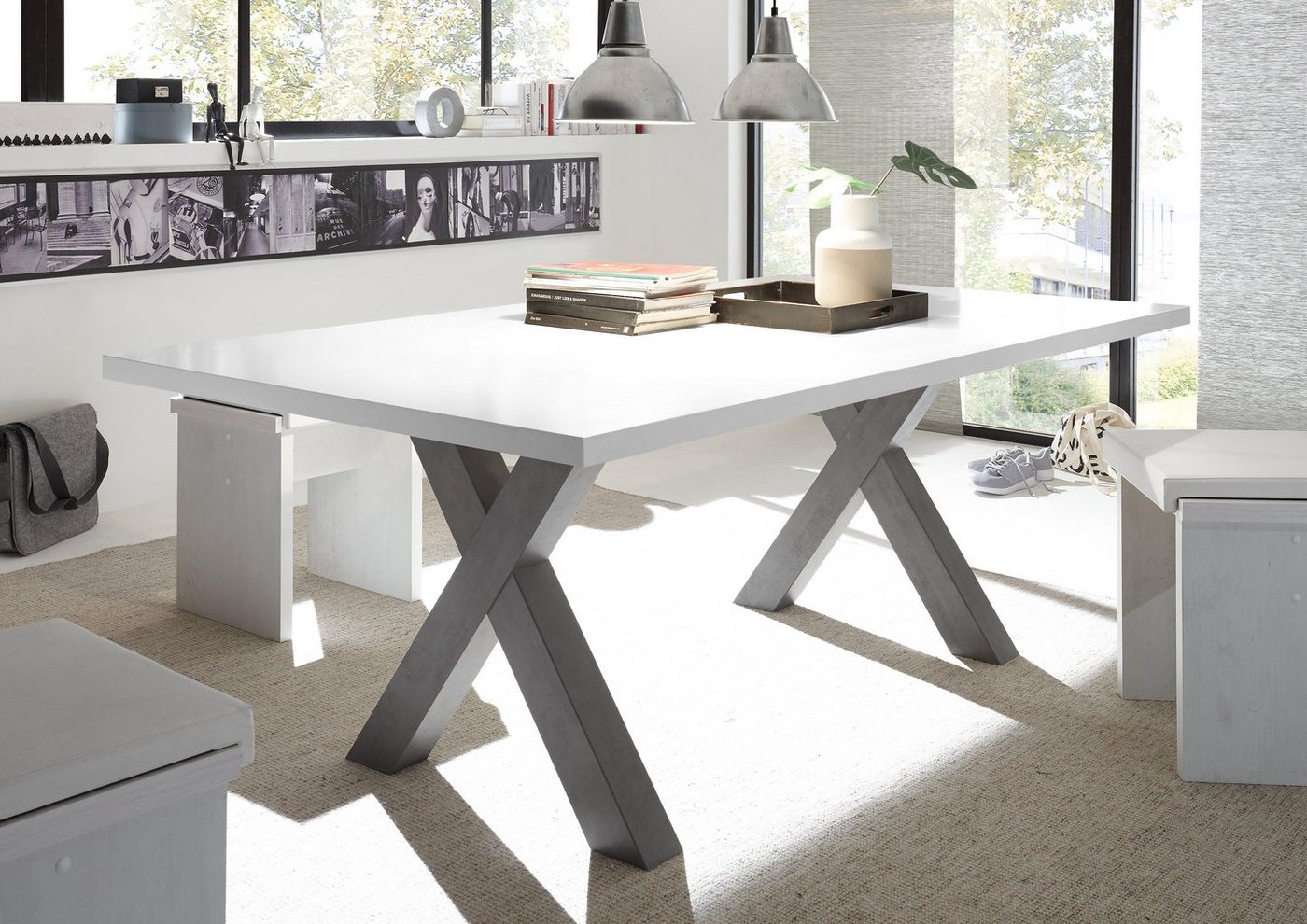 Mäusbacher Esstisch Mister (OTTOS Choice), Gestell in X-Form – Bild 2 von 5