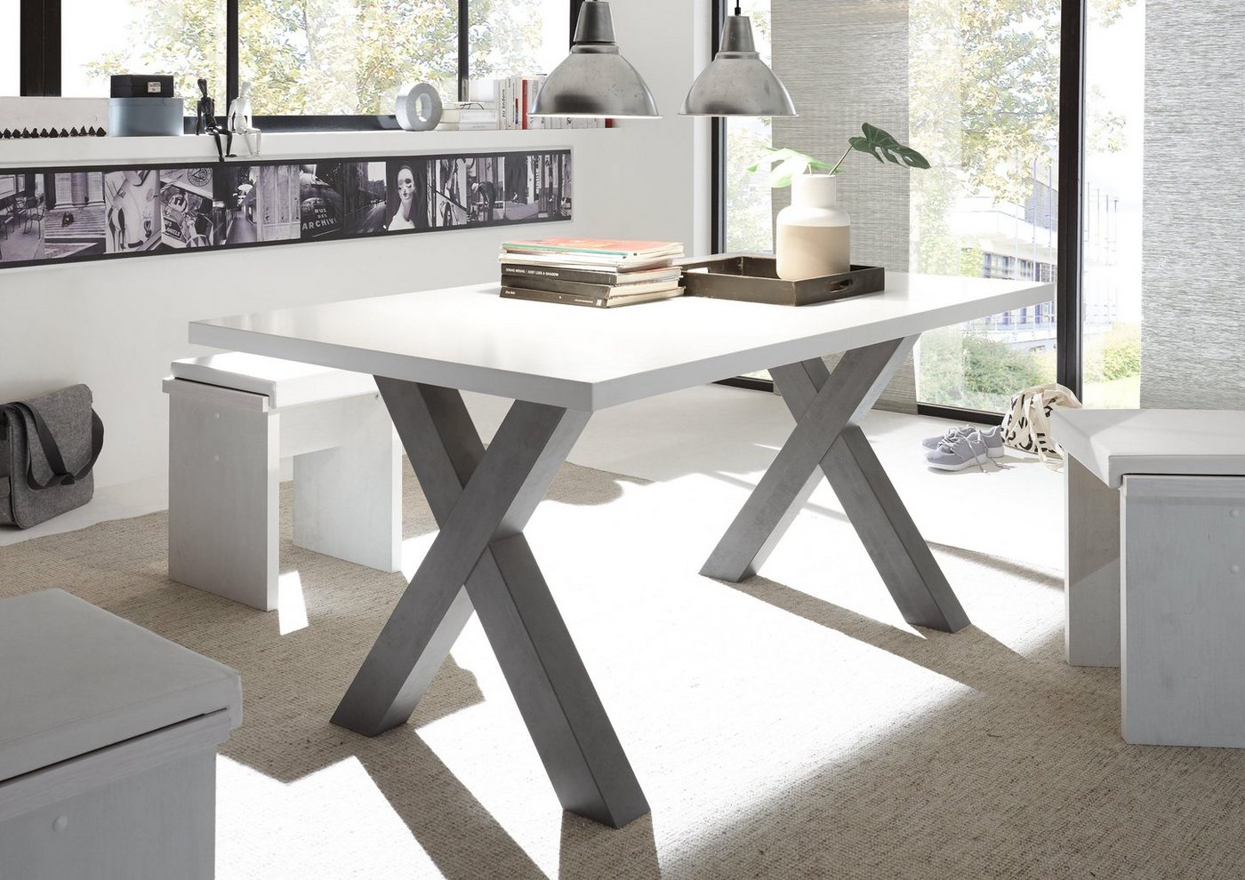Mäusbacher Esstisch Mister (OTTOS Choice), Gestell in X-Form – Bild 2 von 5