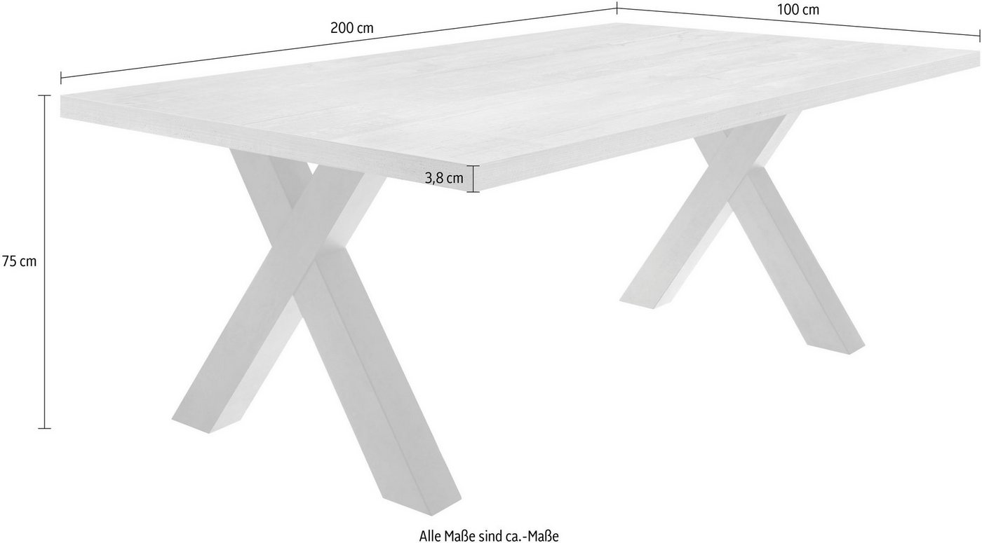 Mäusbacher Esstisch Mister (OTTOS Choice), Gestell in X-Form – Bild 4 von 5
