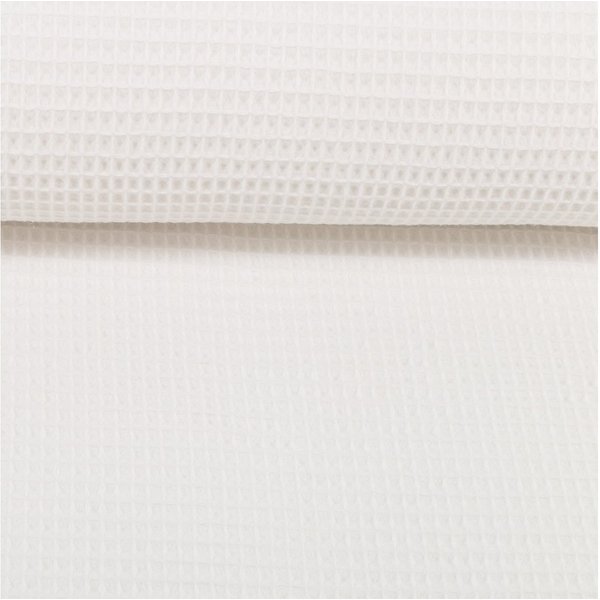 MAGAM-Stoffe Stoff "Ella", Waffelstoff 100% Baumwolle OEKO-TEX Meterware ab 50cm