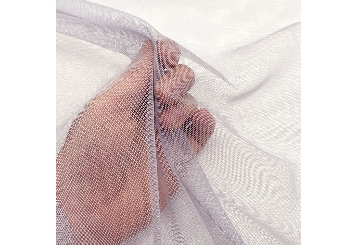 MAGAM-Stoffe Stoff "Jasmin", weicher Tüllstoff für Bekleidung Deko Soft Tüll Meterware – Bild 3 von 5