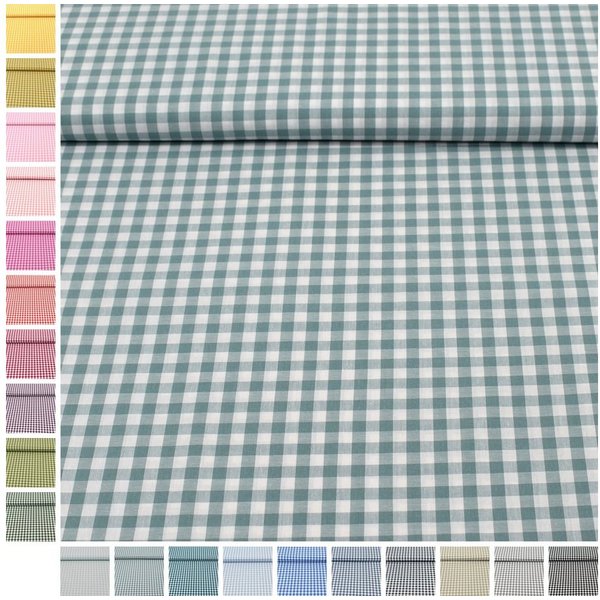 MAGAM-Stoffe Stoff "Mona", Vichy Karo groß Baumwollstoff aus Niederlande ÖKO-TEX Meterware 50cm