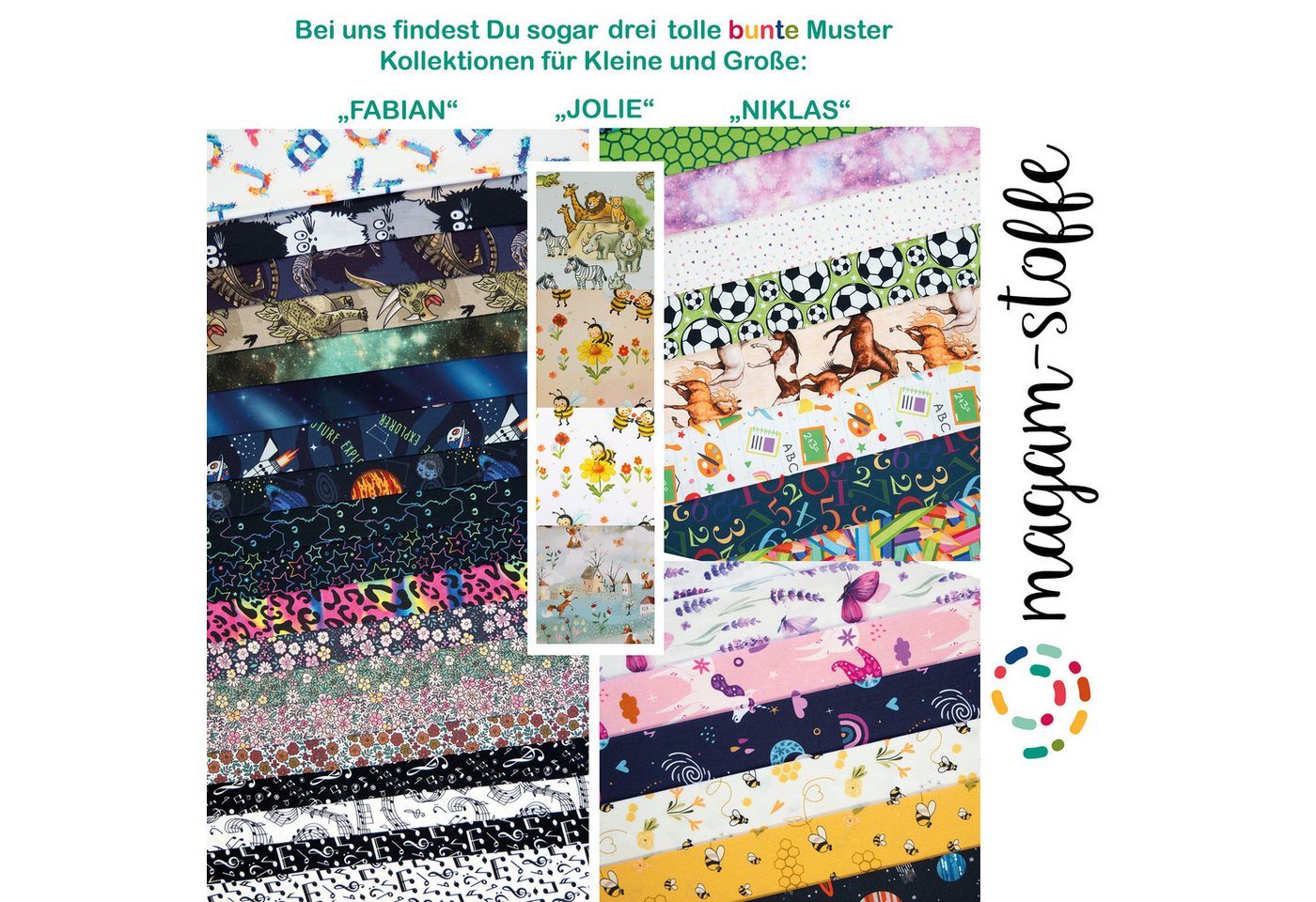 MAGAM-Stoffe Stoff "Niklas", Kinder Baumwollstoff ÖKO-TEX Meterware ab 50cm – Bild 5 von 5