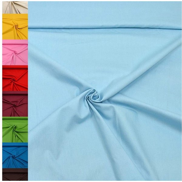 MAGAM-Stoffe Stoff "Sophie", Baumwollstoff uni 100% Baumwolle ÖKO-TEX Meterware ab 50cm