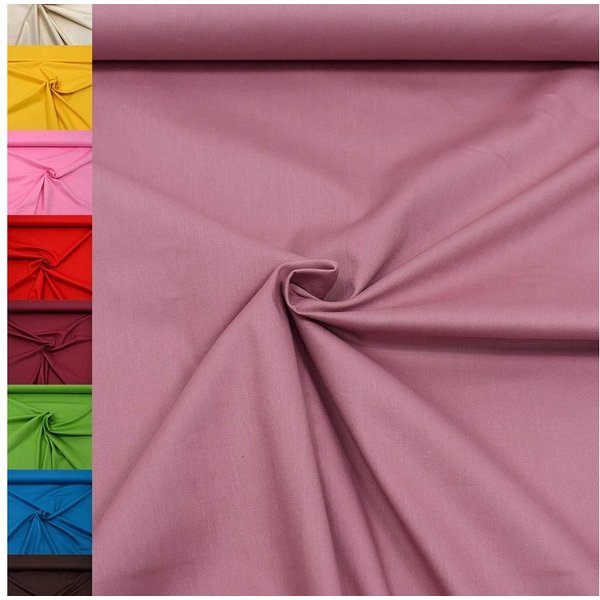 MAGAM-Stoffe Stoff "Sophie", Baumwollstoff uni 100% Baumwolle ÖKO-TEX Meterware ab 50cm