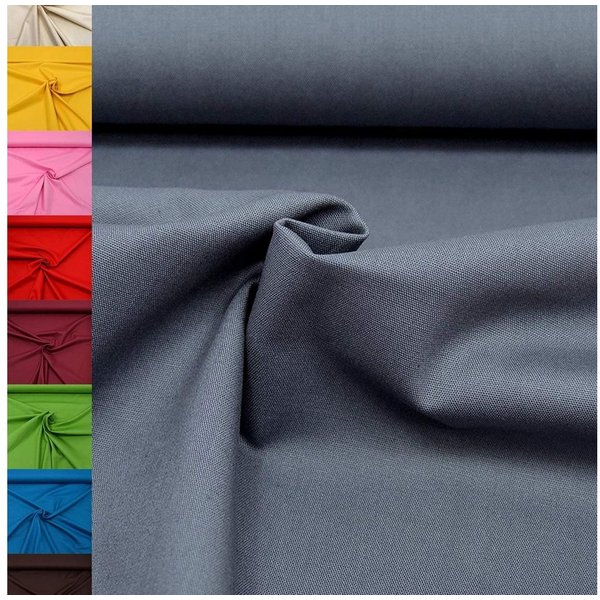 MAGAM-Stoffe Stoff "Sophie", Baumwollstoff uni 100% Baumwolle ÖKO-TEX Meterware ab 50cm