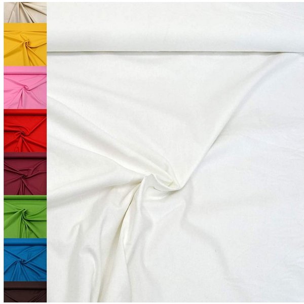 MAGAM-Stoffe Stoff "Sophie", Baumwollstoff uni 100% Baumwolle ÖKO-TEX Meterware ab 50cm