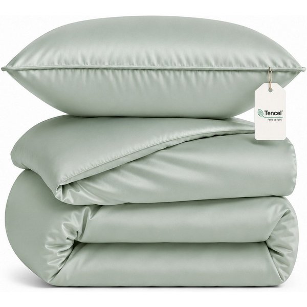 MAGANO Bettwäsche, Luxus 100% TENCEL ™ Lyocell, 400 TC Fadendichte, Hypoallergen, Thermoregulierend