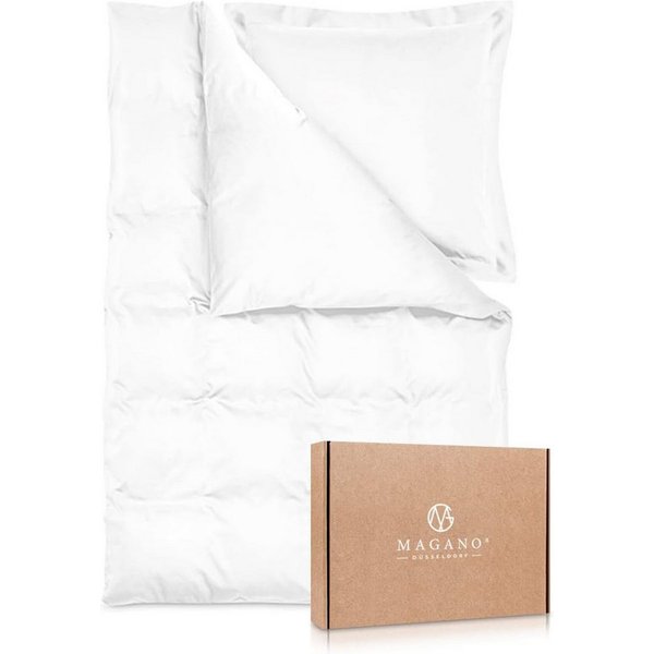 MAGANO Bettwäsche, Luxus Bambus & Baumwolle Satin, 400 TC Luxusqualität, Hypoallergen, Thermoregulierend, Kühlend