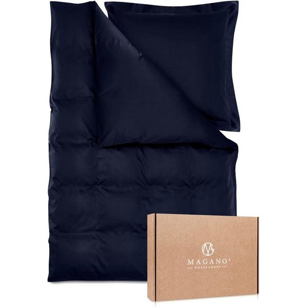 MAGANO Bettwäsche, Luxus Bambus & Baumwolle Satin, 400 TC Luxusqualität, Hypoallergen, Thermoregulierend, Kühlend