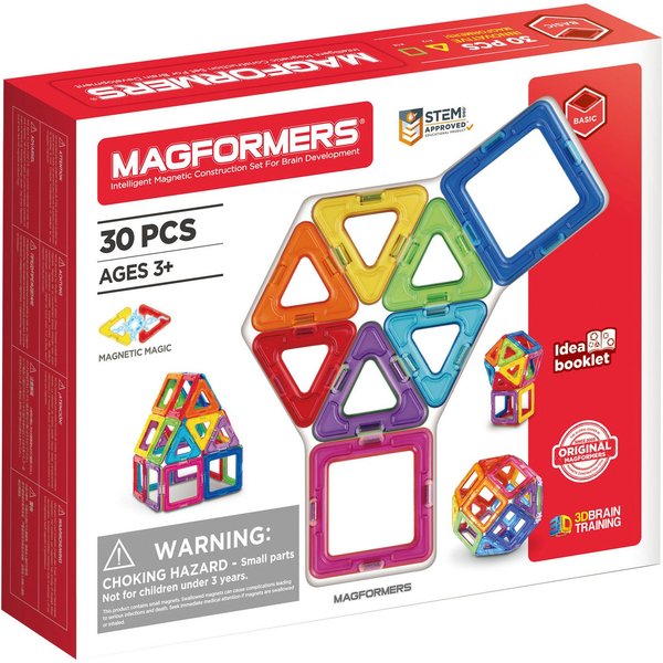 MAGFORMERS Magformers Basic 30 Teile Set Magnetspielbausteine, (30 St)