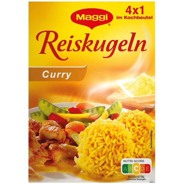 MAGGI Fertiggericht, Maggi Reiskugeln Curry 4er