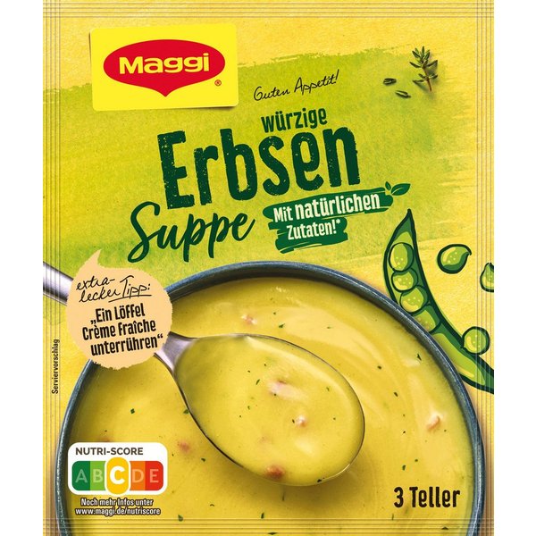 MAGGI Fertiggericht, Maggi Guten Appetit würzige Erbsensuppe