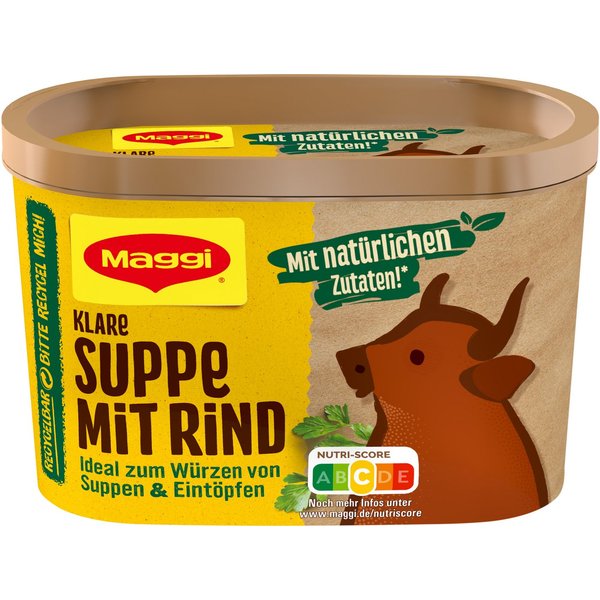 MAGGI Fertiggericht, Maggi Klare Suppe mit Rindsgeschmack