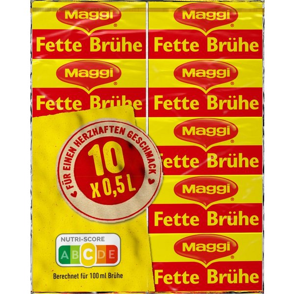 MAGGI Fertiggericht, Maggi fette Brühe