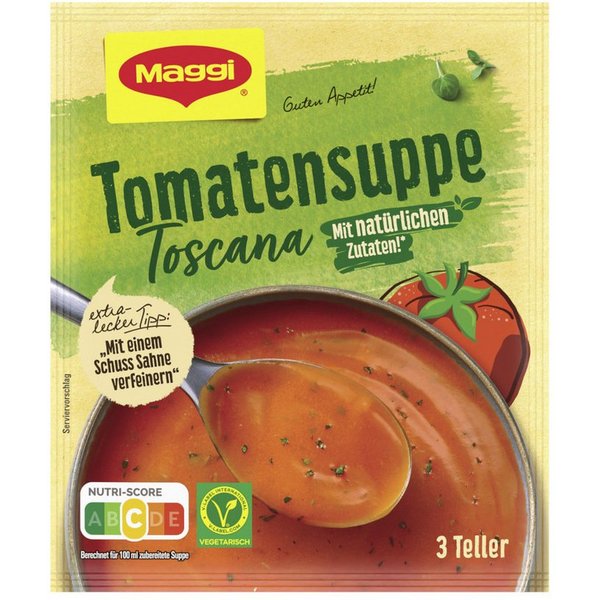 MAGGI Gewürz, Maggi Guten Appetit Fruchtige Tomatensuppe Toscana ergibt 750ml 69g