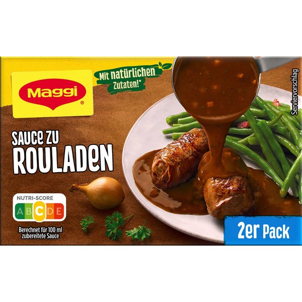 MAGGI Saucen, Maggi Sauce zu Rouladen fein abgeschmeckt für Fleischgerichte 40g