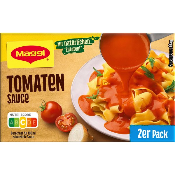 MAGGI Saucen, Maggi Tomatensauce fein abgeschmeckt vielseitig einsetzbar 66g