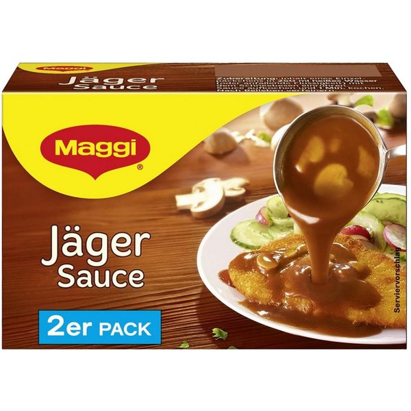 MAGGI Saucen, Maggi Jäger Sauce perfekt zu Schnitzel und Steaks 2er für 2x 250ml