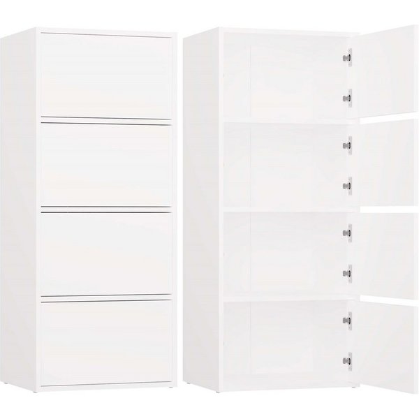 MAGOWA Kommode ALMA moderne Kommode mit TIP-ON System (perfekt kombinierbar), Höhe: 119 cm - Breite: 50 cm - Tiefe: 40 cm
