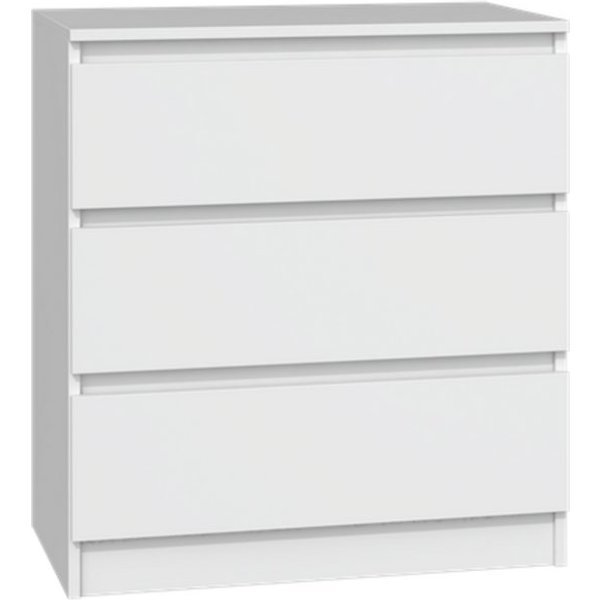 MAGOWA Schubkastenkommode MAGWA M3 morderne Kommode mit 3 Schubladen (perfekt kombinierbar), Höhe: 75 cm Breite: 70 cm Tiefe: 40 cm