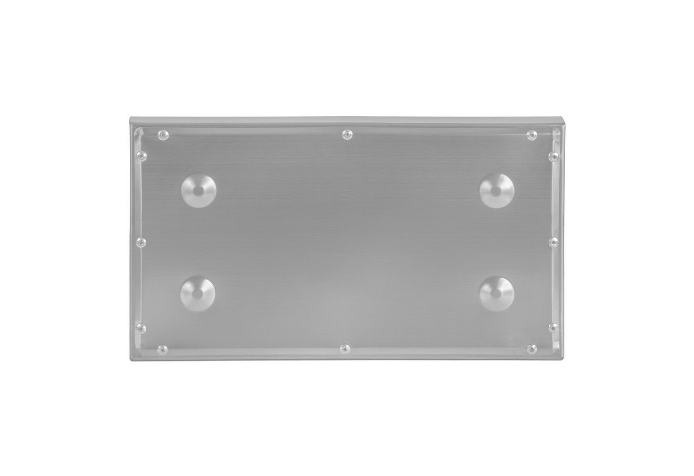 Mahlzeit Servierplatte Kühlplatte, 32,5 x 17,6 x 4,5 cm, Serviertablett für GN 1/3, Edelstahl – Bild 5 von 5