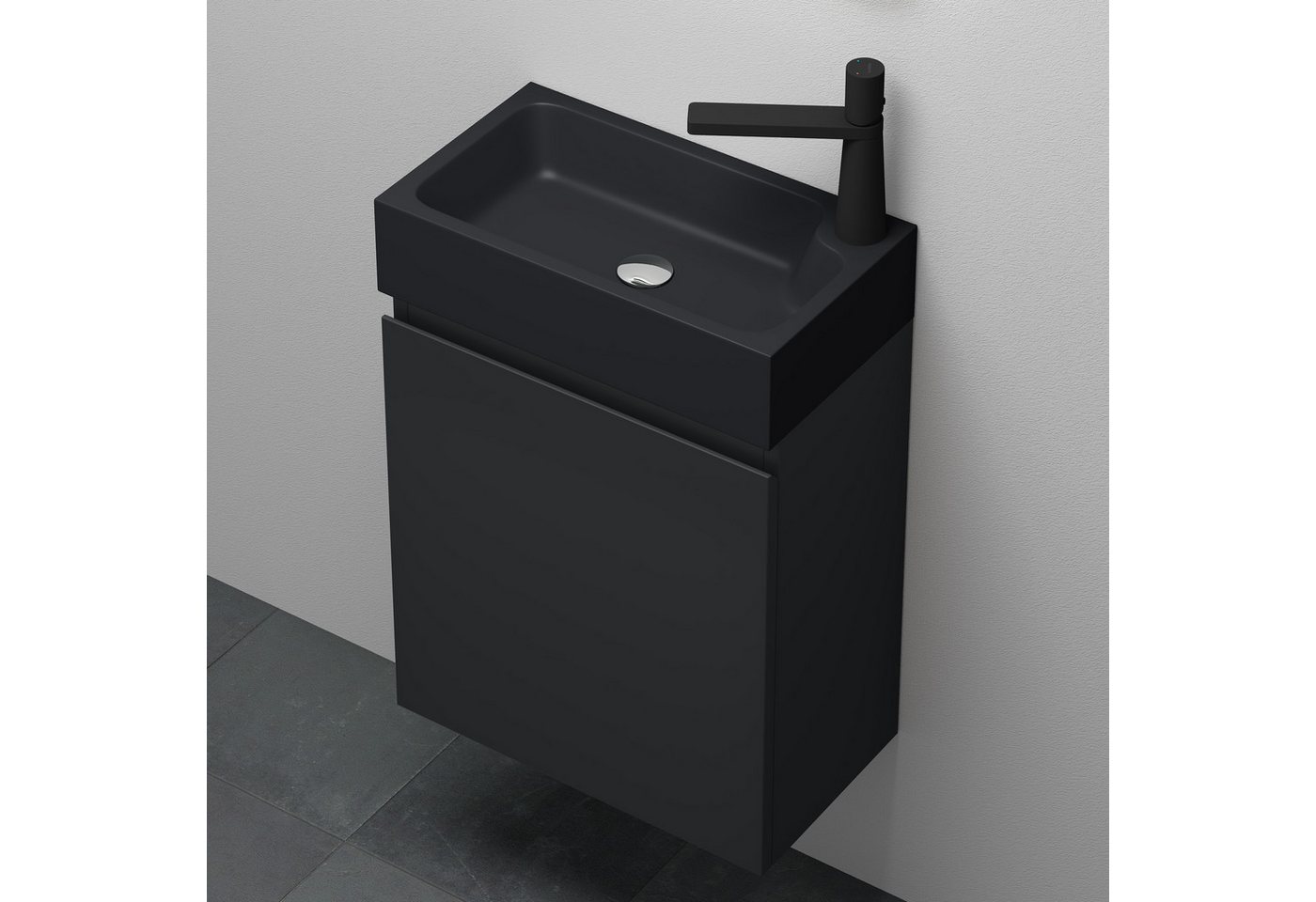 Mai & Mai Badmöbel-Set Gäste Wc Waschbeckenunterschrank Waschtisch mit Unterschrank P02 – Bild 3 von 5