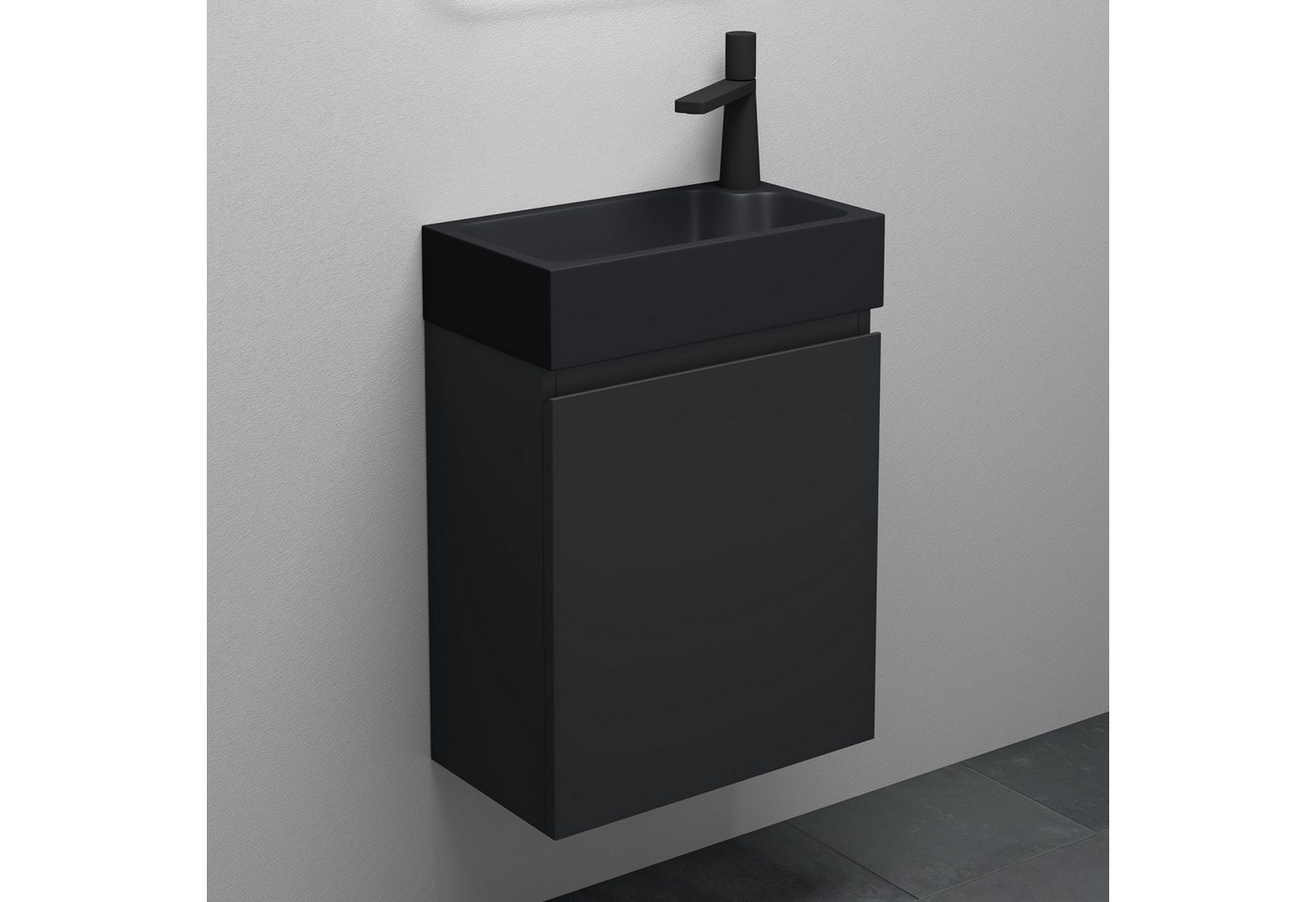 Mai & Mai Badmöbel-Set Gäste Wc Waschbeckenunterschrank Waschtisch mit Unterschrank P02 – Bild 4 von 5