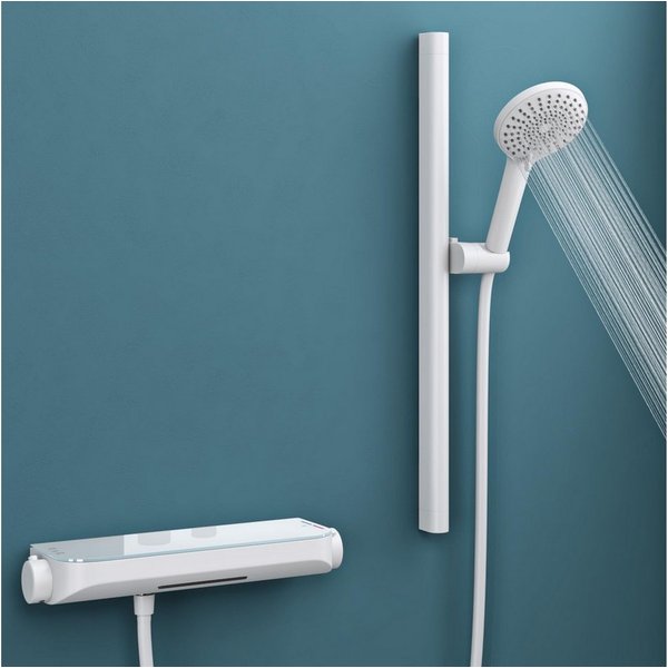 Mai & Mai Duscharmatur Duschsystem mit Thermostat Komplettset 3 Strahlarten Duschsystem9 Badewannen geeignet