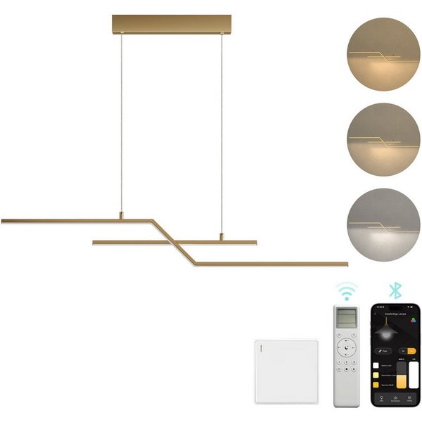 Mai & Mai LED Pendelleuchte LED Hängelampe Linear design Verstellbares Hängeleuchte Luvina10