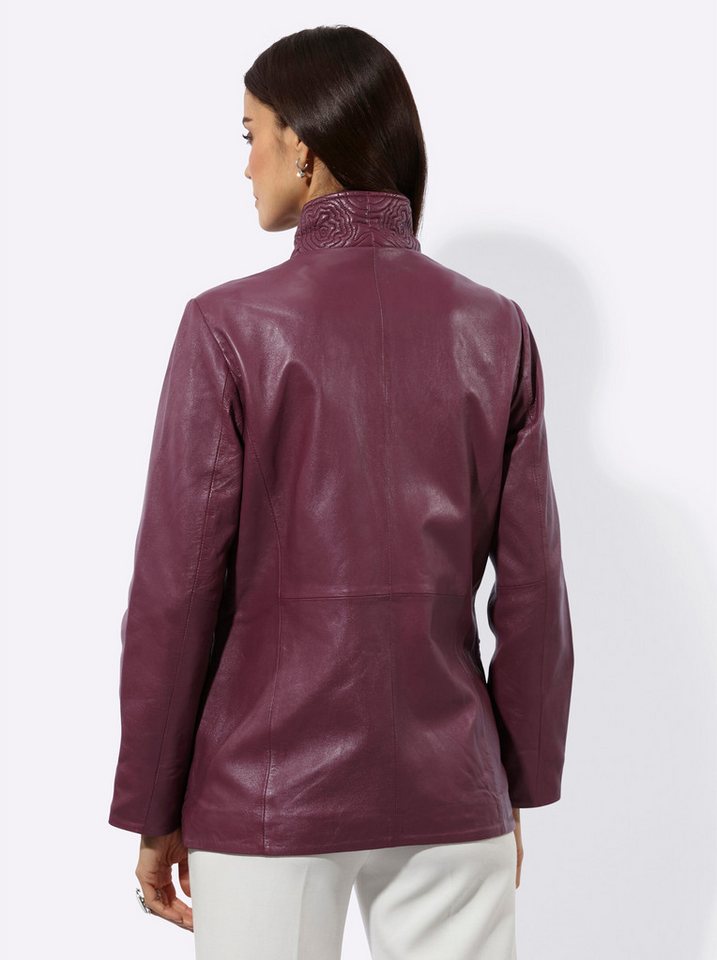Mainpol Winterjacke Lammnappa-Lederjacke Langarm – Bild 2 von 5