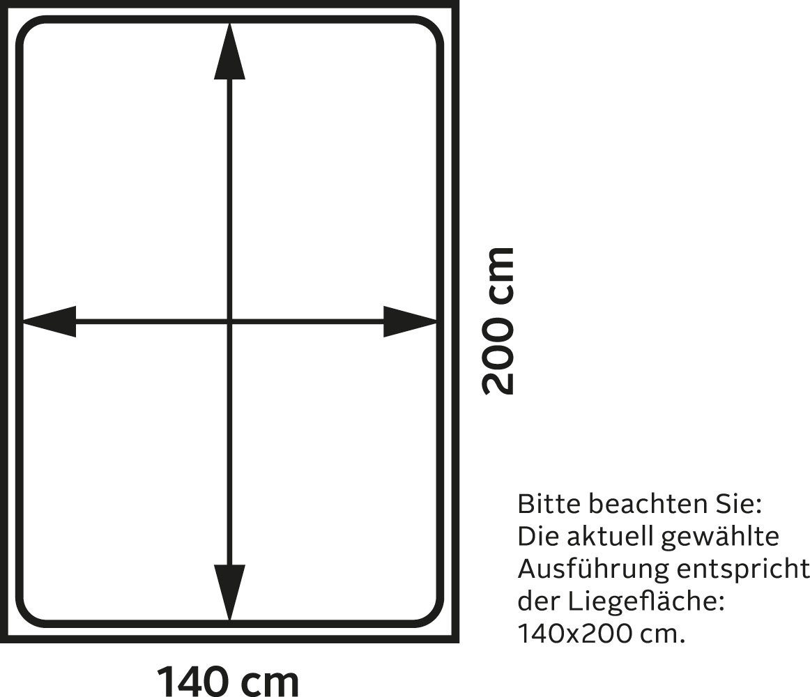 Maintal Polsterbett – Bild 2 von 3