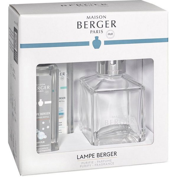 MAISON BERGER PARIS Duftlampe Geschenkset Essentielle Quadratisch Erfrischende Ozeanbrise