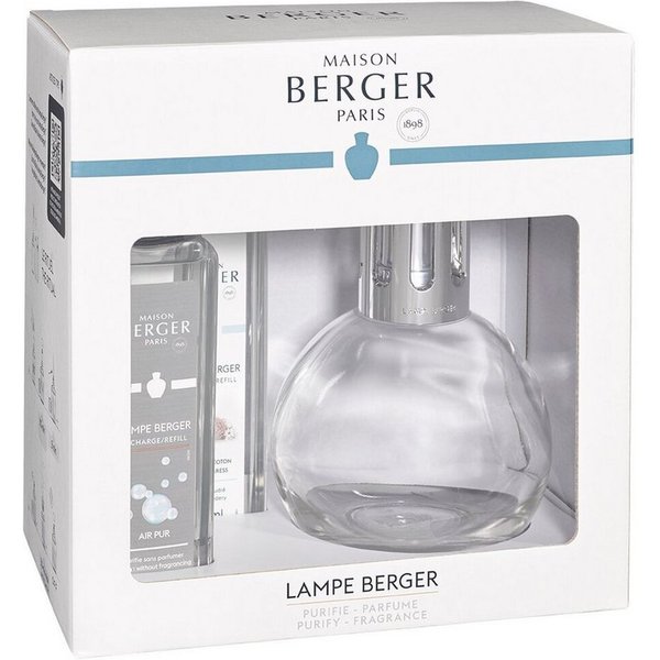 MAISON BERGER PARIS Duftlampe Geschenkset Essentielle Rund Zarte Baumwollblüte