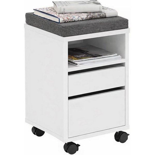 Maja Möbel Rollcontainer + Sitzcontainer weiß --->> Das Platzgenie Vito 4018 im Supersale