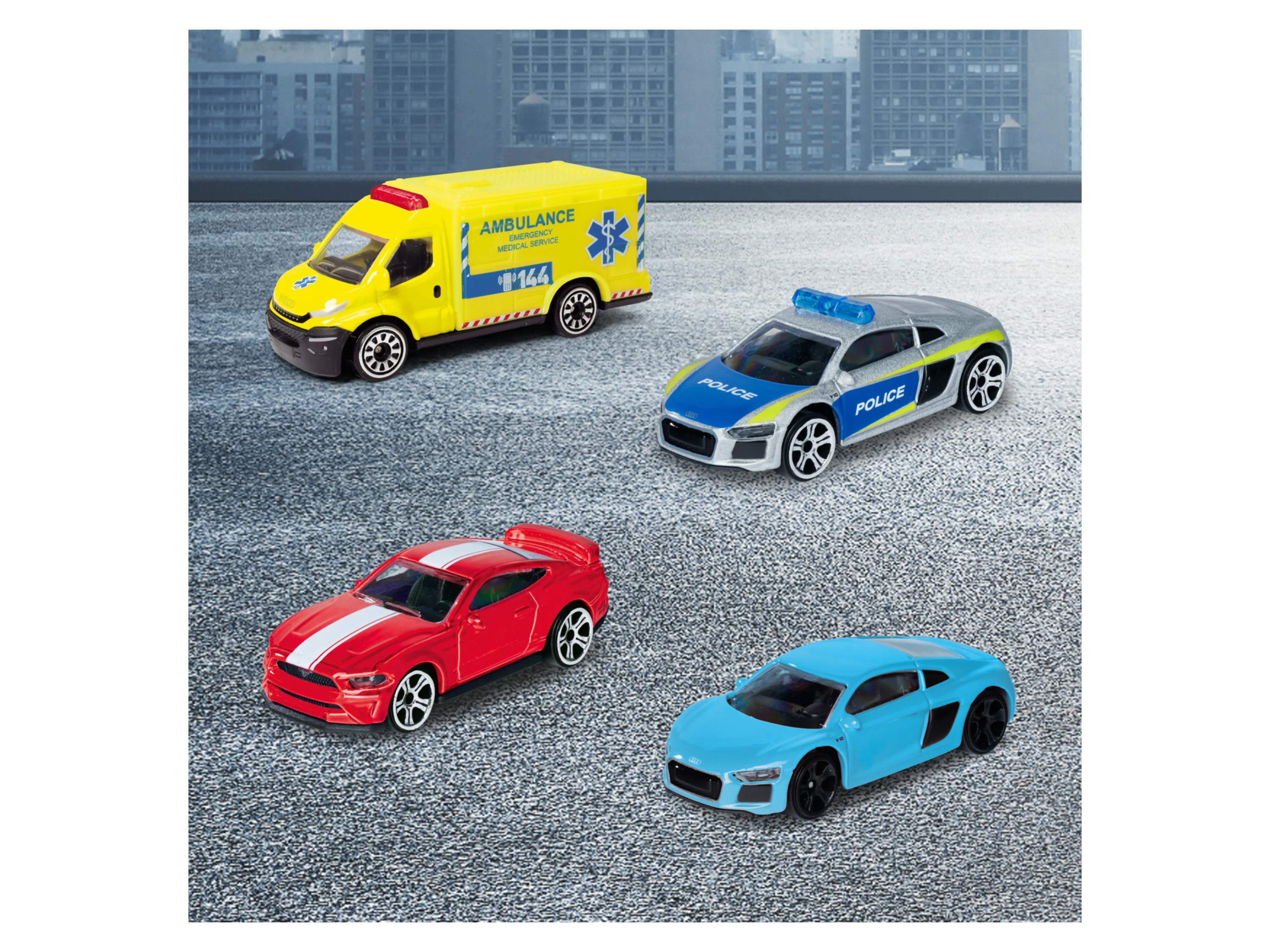 majORETTE Spiel-Parkgarage Double Track, mit Licht und Sound – Bild 4 von 4