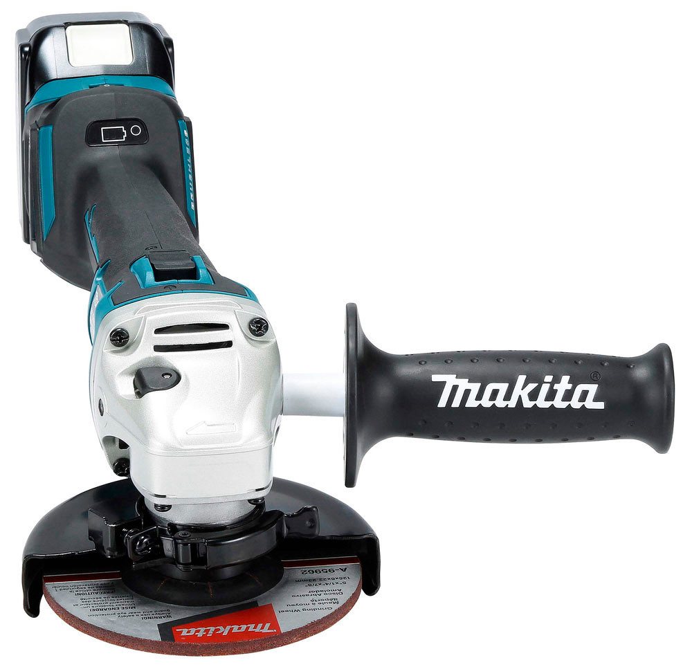 Makita Akku-Winkelschleifer DGA511RTJ, (Set), inkl. Akku, Ladegerät, Aufbewahrungskoffer und weiterem Zubehör – Bild 5 von 5